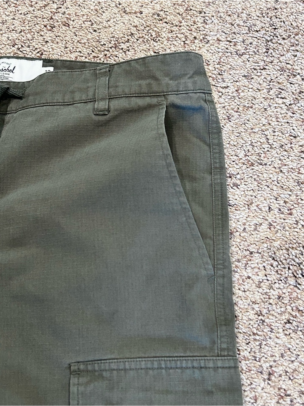 Herschel Supply Company Olive Green Cargo Pants Men’s 32 - Picture 7 of 16